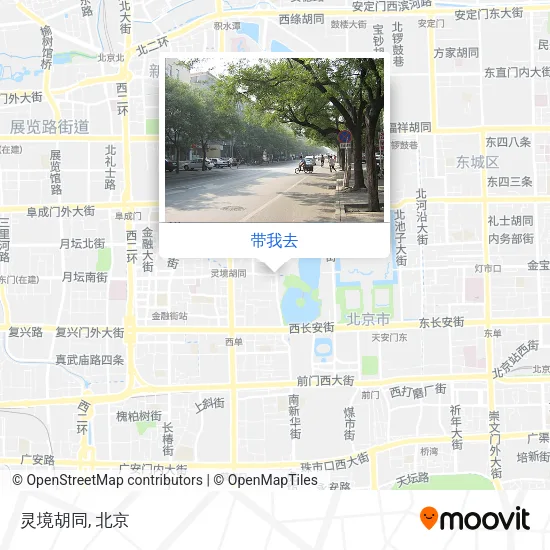 灵境胡同地图
