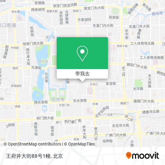 王府井大街88号1幢地图