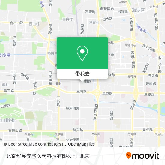 北京华昱安然医药科技有限公司地图