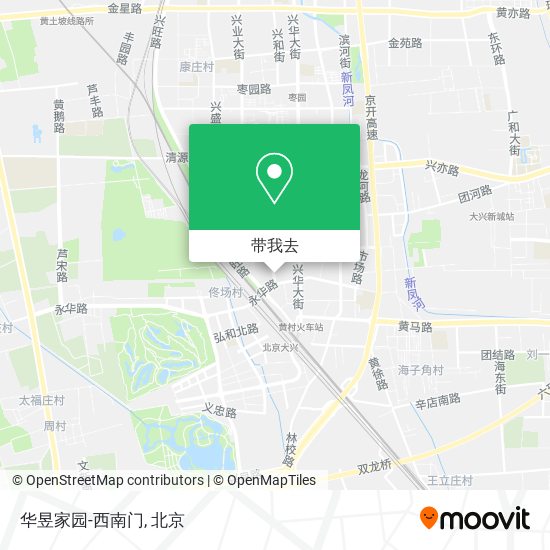 华昱家园-西南门地图