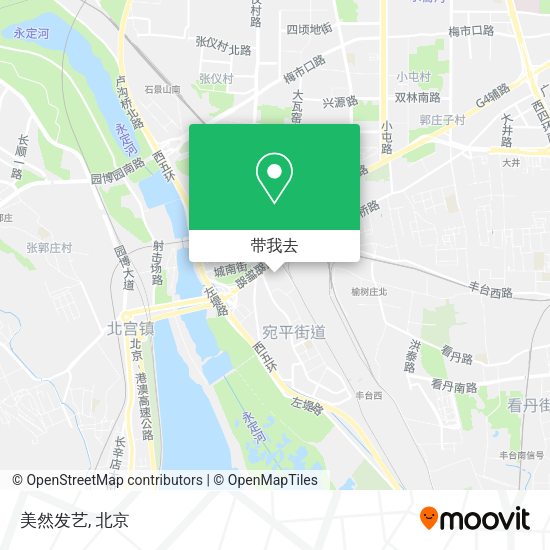 美然发艺地图
