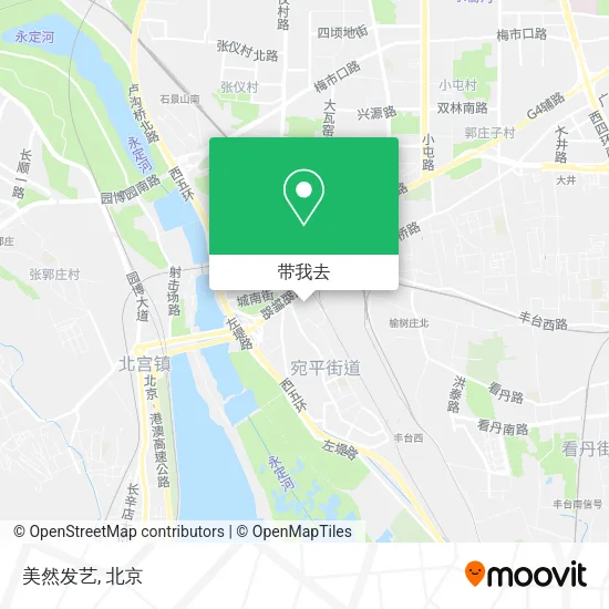 美然发艺地图