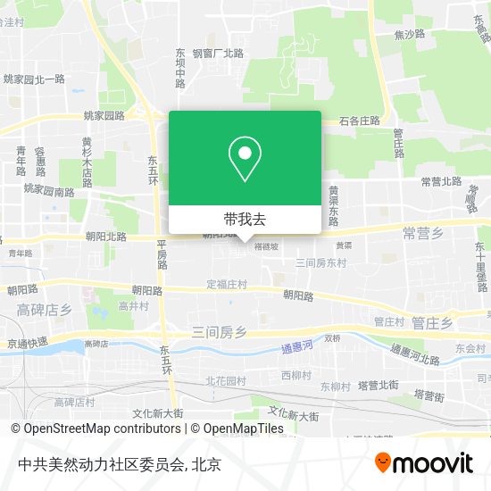 中共美然动力社区委员会地图