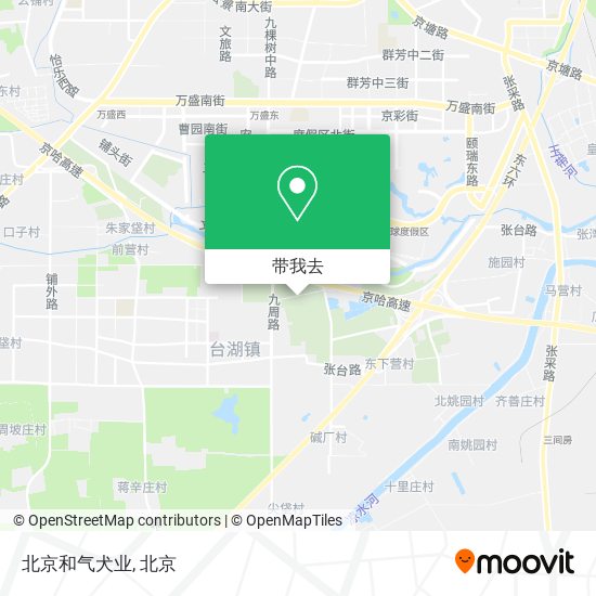 北京和气犬业地图