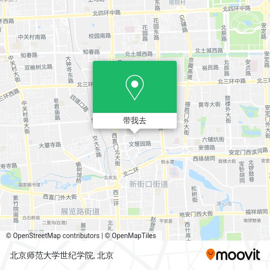 北京师范大学世纪学院地图