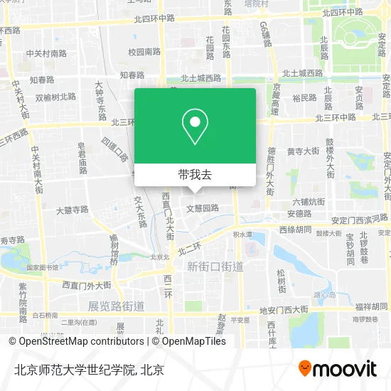 北京师范大学世纪学院地图