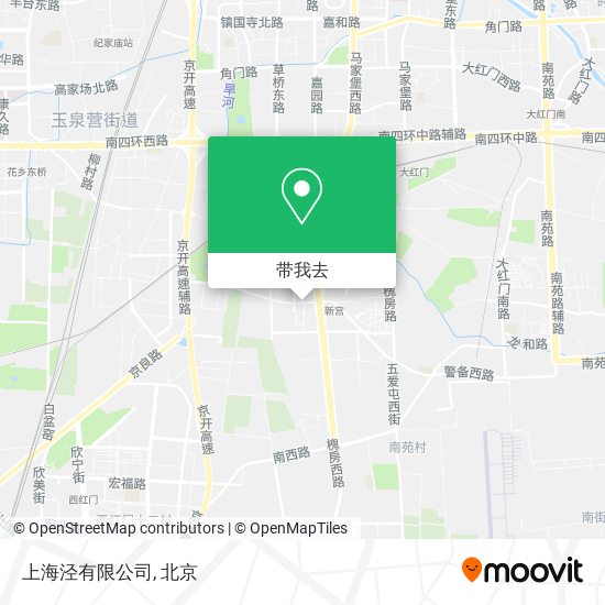 上海泾有限公司地图