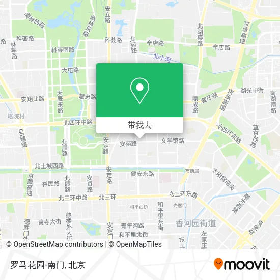 罗马花园-南门地图
