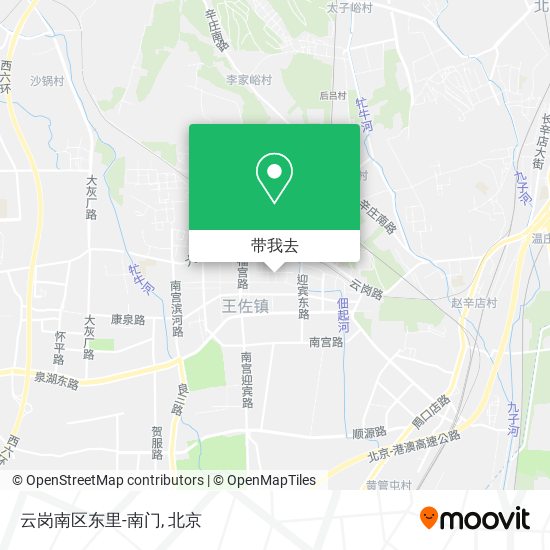 云岗南区东里-南门地图
