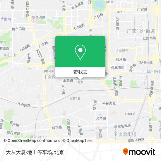 大从大厦-地上停车场地图