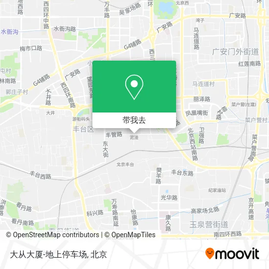 大从大厦-地上停车场地图