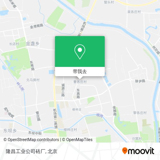 隆昌工业公司砖厂地图