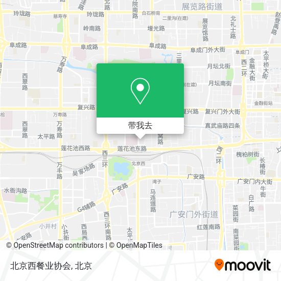 北京西餐业协会地图