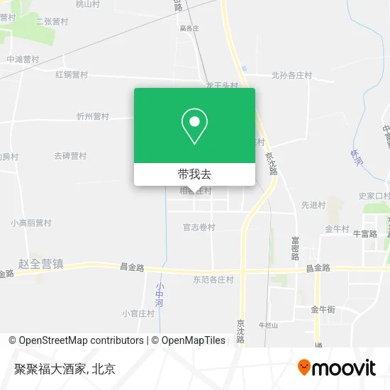 聚聚福大酒家地图
