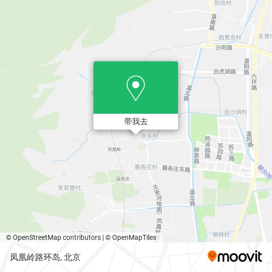 凤凰岭路环岛地图