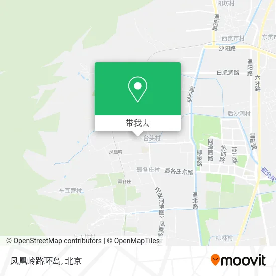 凤凰岭路环岛地图