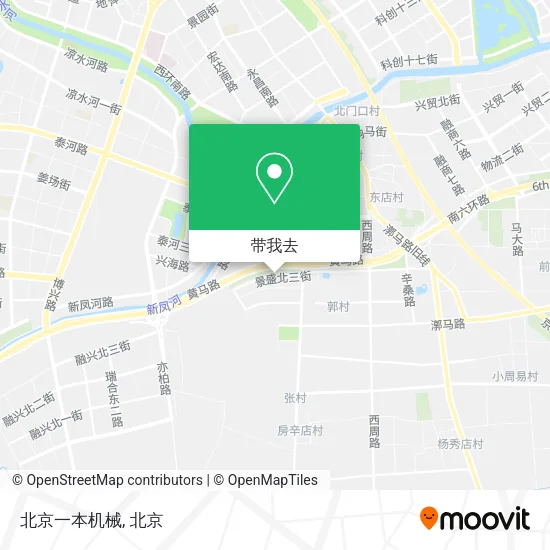 北京一本机械地图