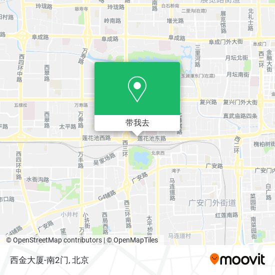 西金大厦-南2门地图