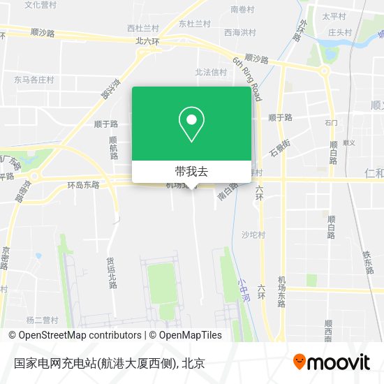 国家电网充电站(航港大厦西侧)地图