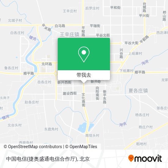 中国电信(捷奥盛通电信合作厅)地图