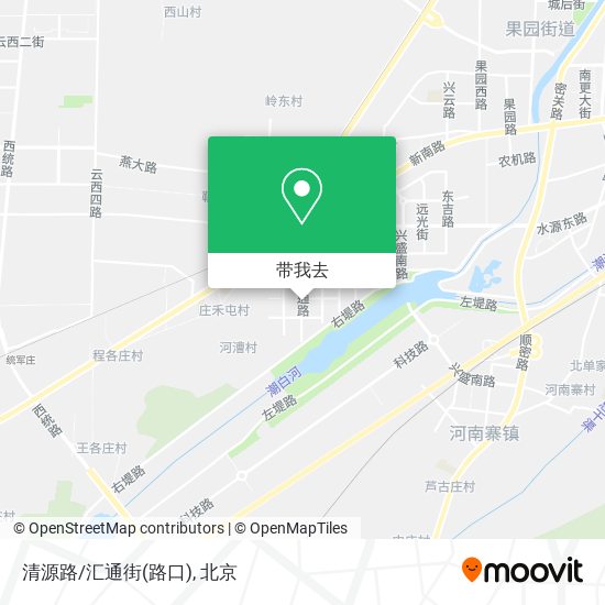 清源路/汇通街(路口)地图