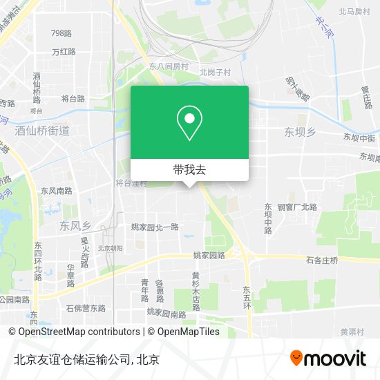 北京友谊仓储运输公司地图