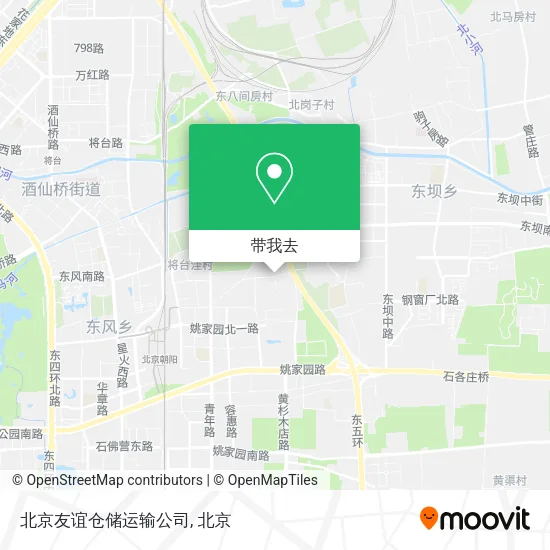 北京友谊仓储运输公司地图