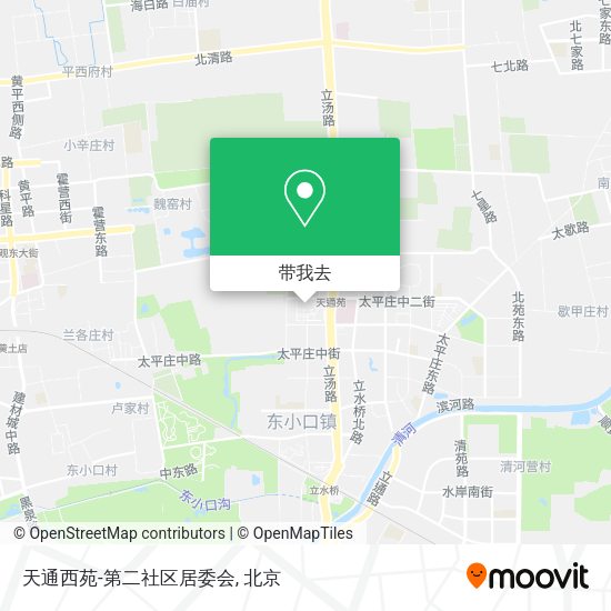 天通西苑-第二社区居委会地图