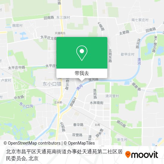北京市昌平区天通苑南街道办事处天通苑第二社区居民委员会地图