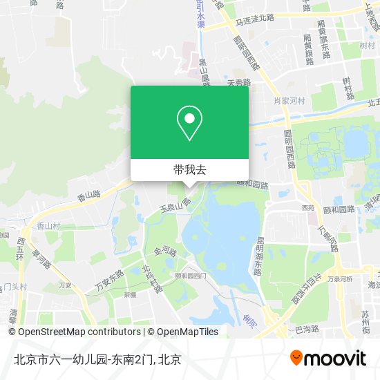 北京市六一幼儿园-东南2门地图