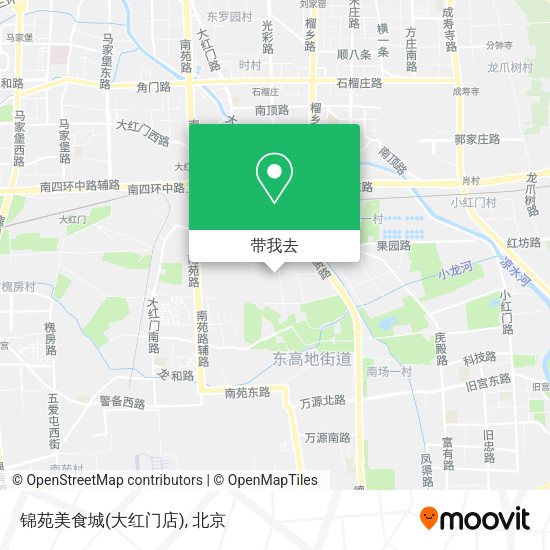 锦苑美食城(大红门店)地图