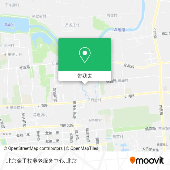 北京金手杖养老服务中心地图