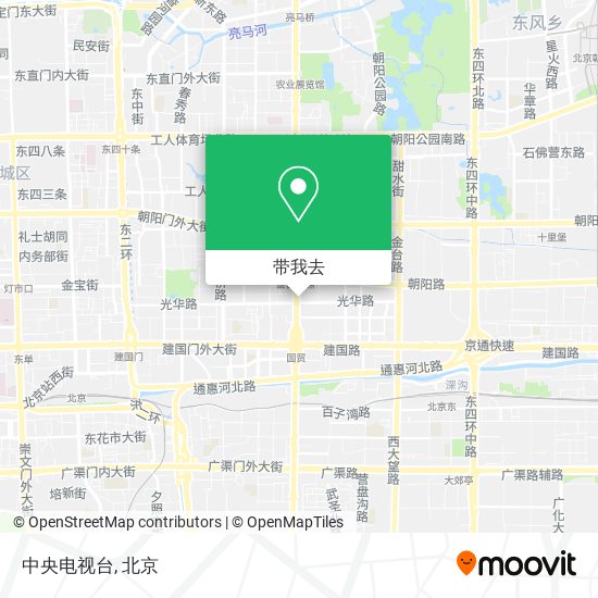 中央电视台地图