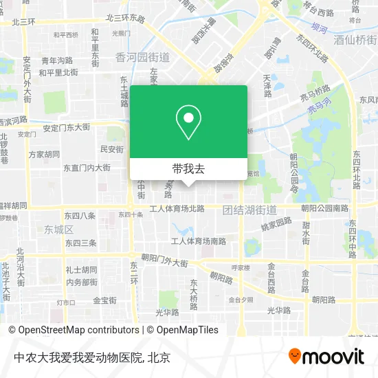中农大我爱我爱动物医院地图