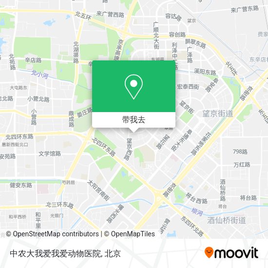 中农大我爱我爱动物医院地图
