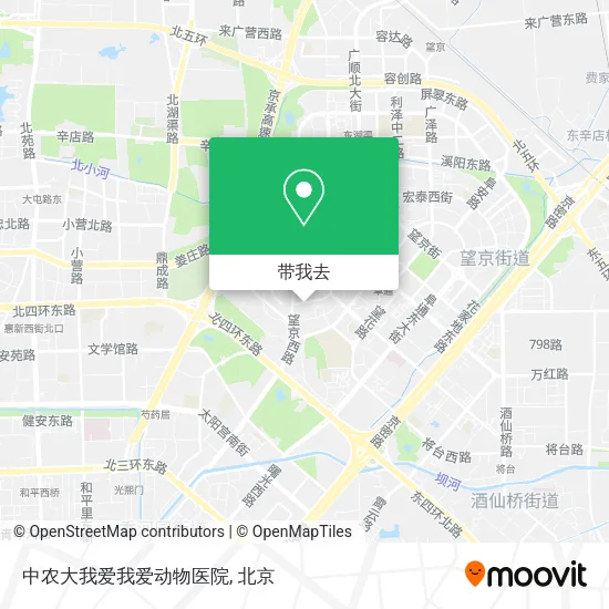 中农大我爱我爱动物医院地图