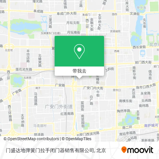 门盛达地弹簧门拉手闭门器销售有限公司地图