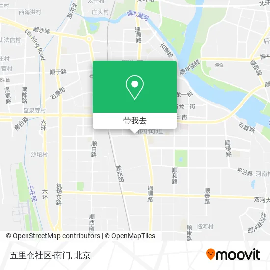 五里仓社区-南门地图