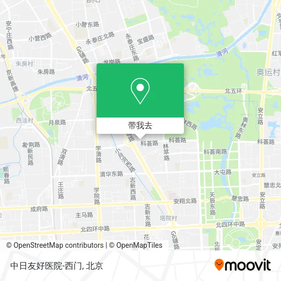 中日友好医院-西门地图