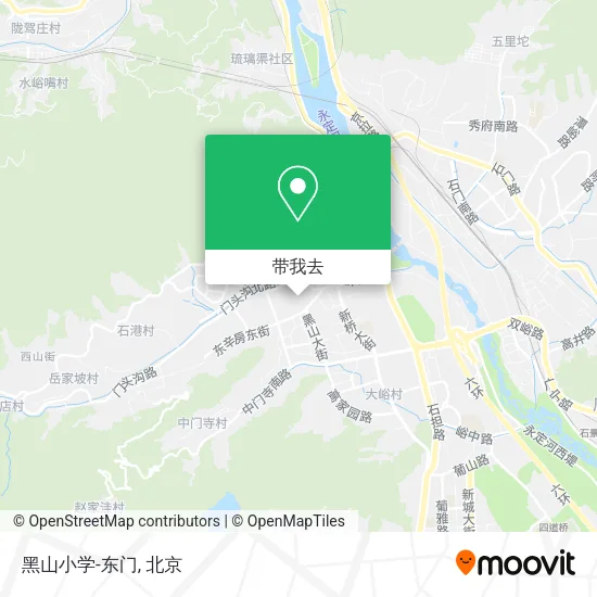 黑山小学-东门地图