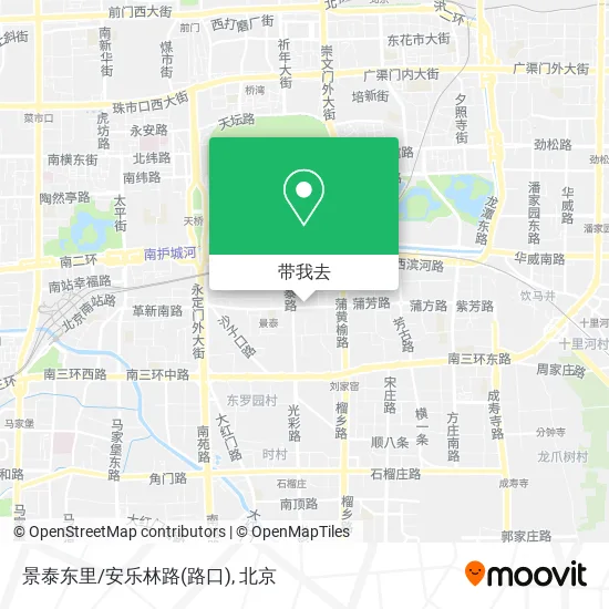 景泰东里/安乐林路(路口)地图