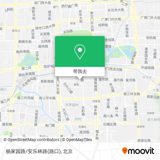 杨家园路/安乐林路(路口)地图