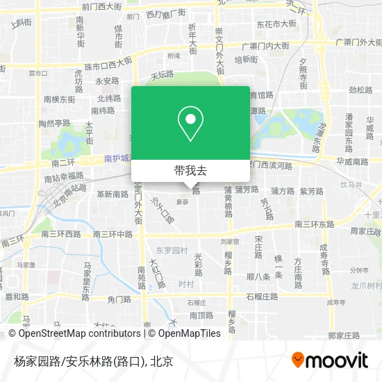 杨家园路/安乐林路(路口)地图
