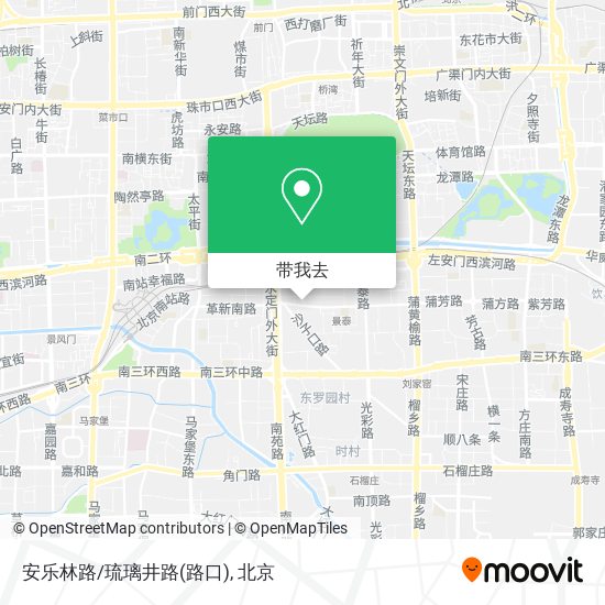 安乐林路/琉璃井路(路口)地图