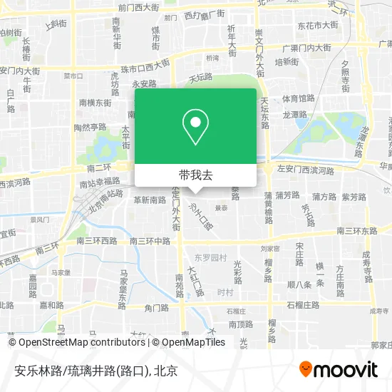 安乐林路/琉璃井路(路口)地图