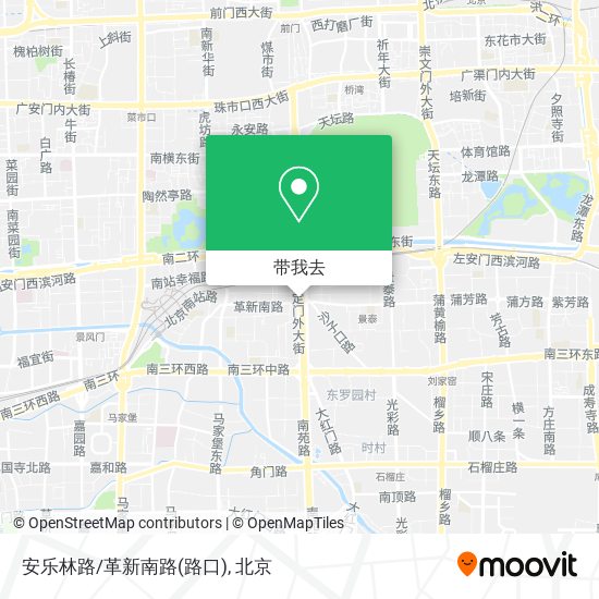 安乐林路/革新南路(路口)地图