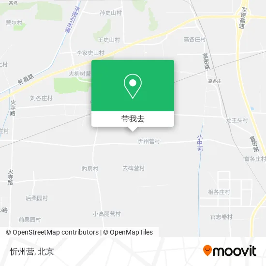 忻州营地图
