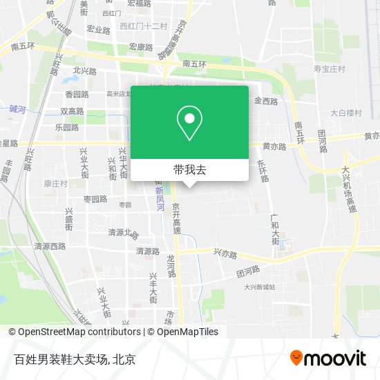 百姓男装鞋大卖场地图