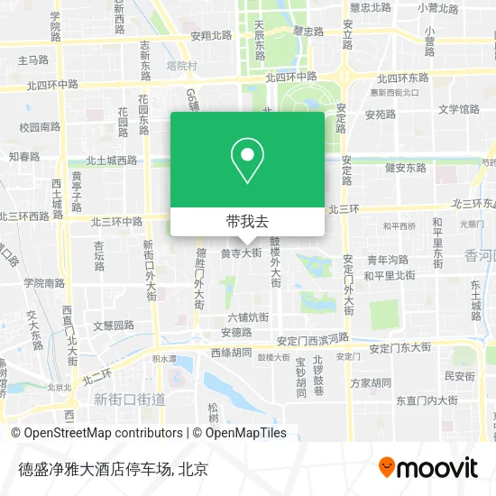 德盛净雅大酒店停车场地图