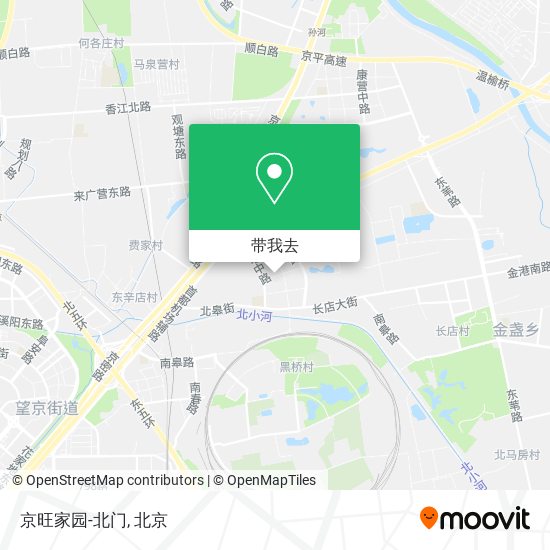 京旺家园-北门地图